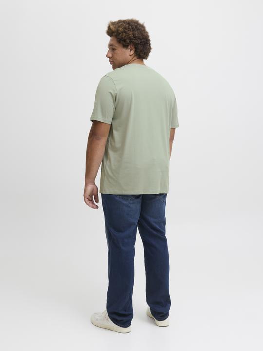 Actual product image Jack & Jones Jjelogo Tee Ss Oneck 2 Col Aw25 Noos Pls (8XL)