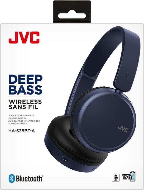 Produktbild JVC HA-S35BT (ANC, 17 h, Kabelgebunden)