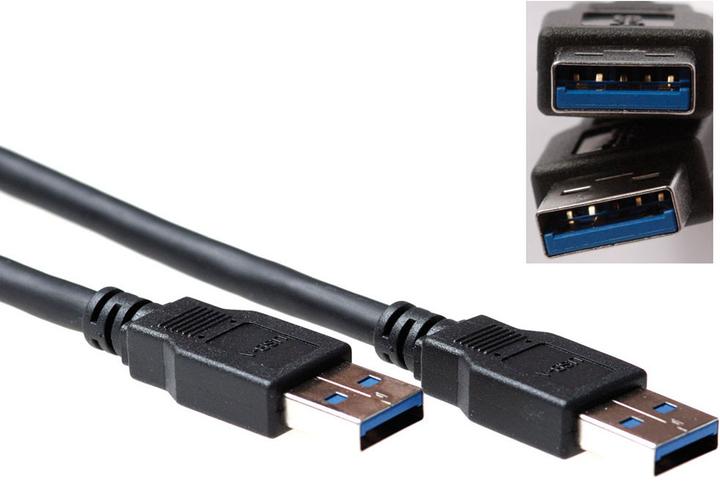 Produktbild Advanced Cable Technology SB3013 2m USB A USB A Männlich Männlich Schwarz USB Kabel (2 m, USB 3.2 Gen 1)