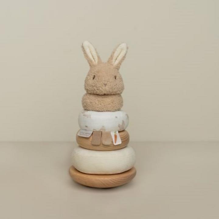 Produktbild Little Dutch Stapelturm mit Ringen FSC Bunny