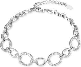 Immagine prodotto Agato Bracciale moderno in argento con zirconi AGB780/21