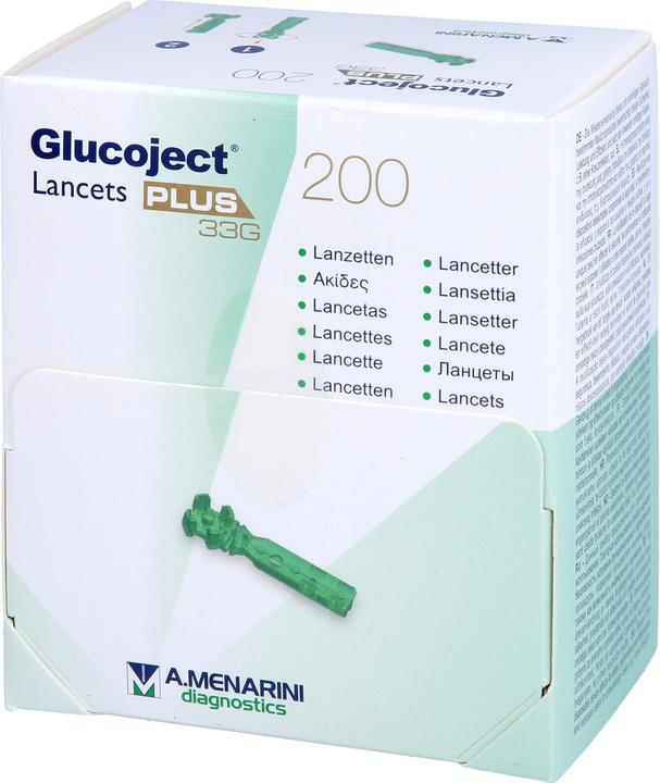 Produktbild Berlin-Chemie Glucoject Lancets PLUS 33G, 200 St LAN (Lanzette)