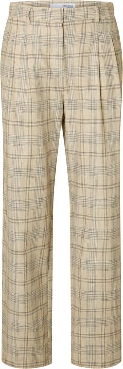 Immagine prodotto Selected Femme Leinenmix Karo Hose mit weitem Bein (36)