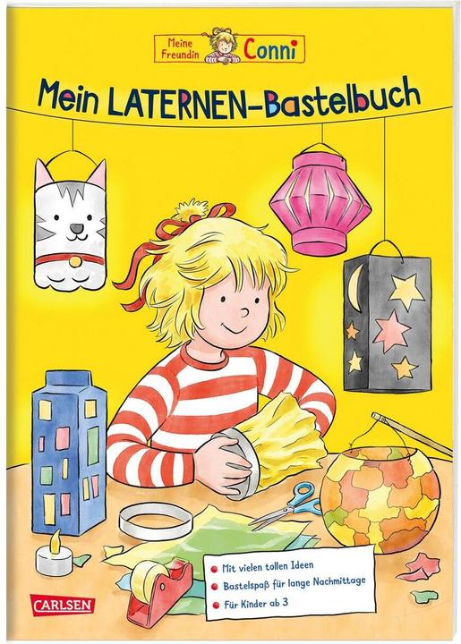 Produktbild Conni Gelbe Reihe (Beschäftigungsbuch): Mein Laternen-Bastelbuch (Deutsch, Ulrich Velte, Hanna Sörensen, 2023)