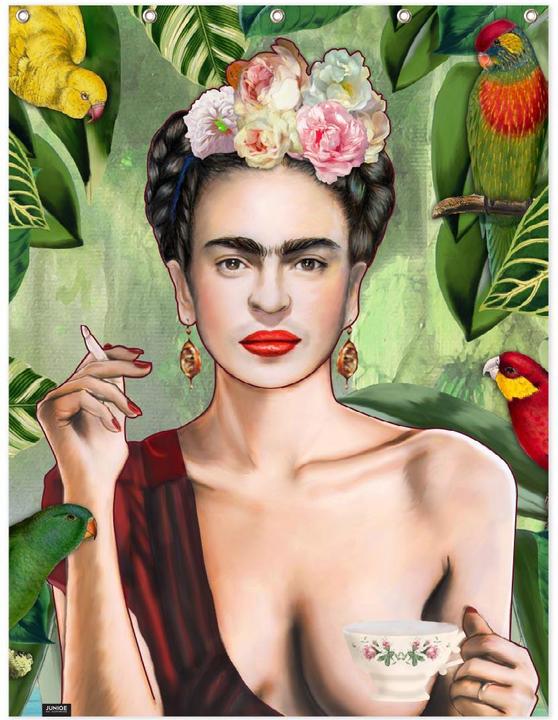 Produktbild Juniqe Frida Con Amigos - Frida Kahlo (150 x 200 cm)