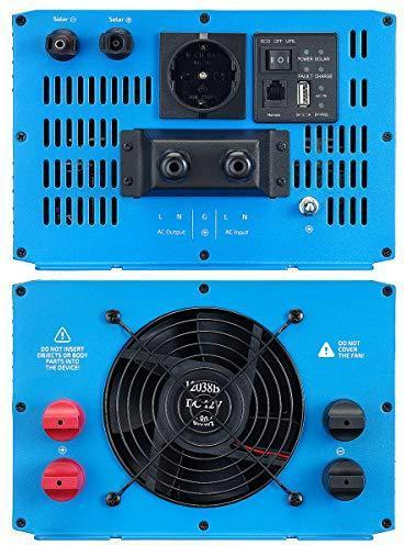 Actual product image Ective 2500W 24V to 230V Pure Sine Inverter SSI 25 with MPPT Charge Controller