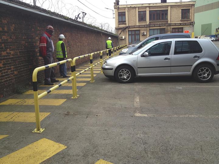 Actual product image Rs Pro 40mm Steel Safety Barrier 1x1.5m