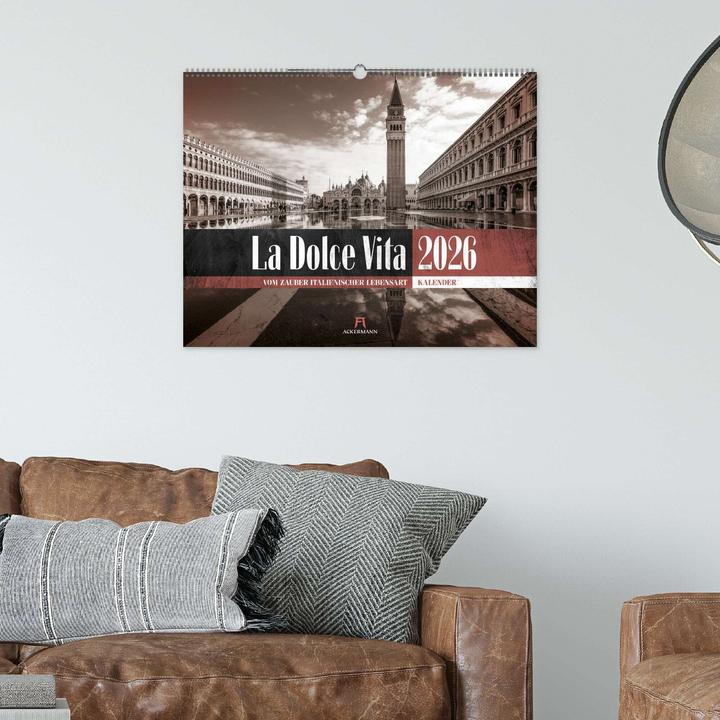 Produktbild La Dolce Vita - Italienische Lebensart Kalender 2026 (54 x 42 cm, Harter Einband, Italienisch, Deutsch)