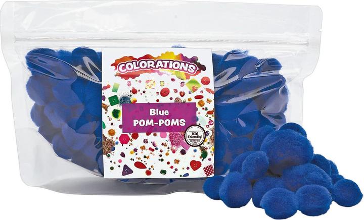 Produktbild Colorations Färbungen - Pom Pomps Blau, 100 Stück.