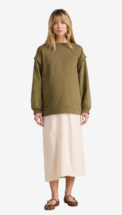 Immagine prodotto Envie de Fraise Umstands-Sweatshirt mit Materialmix (42)