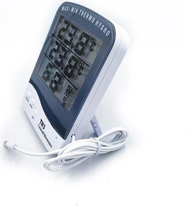Produktbild Cornwall Electronics Thermo & Hygrometer Digital TH3 mit Sonde