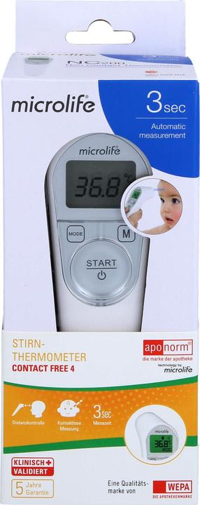 Aponorm Fieberthermometer Stirn Contact-Free 4, 1 St (Berührungslos)