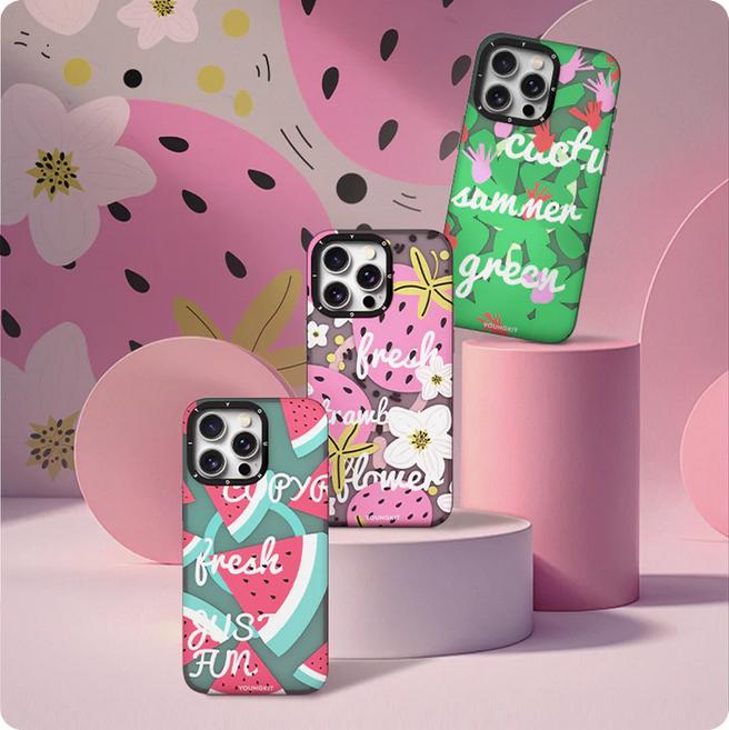 Produktbild Youngkit Hülle Summer Fruit-Themed Case mit Magsafe (Apple iPhone 15 Pro)