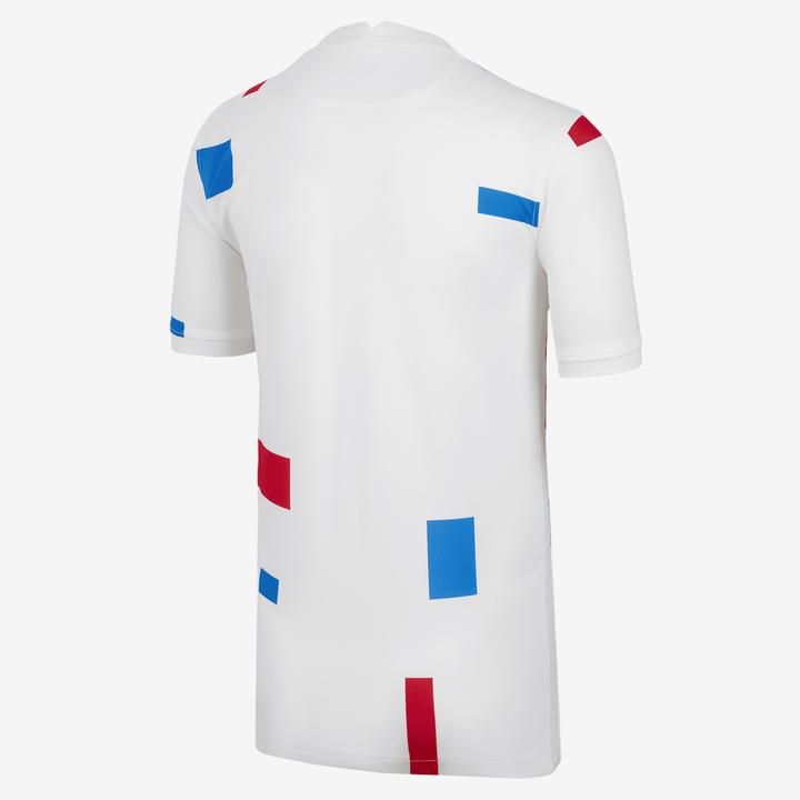 Nike Nederland 2022 Stadium Uit Voetbalshirt voor kids - Wit - Maat S (S)
