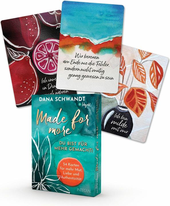 Produktbild Made for more – Du bist für mehr gemacht! Das Kartenset. (Deutsch, Dana Schwandt, Jutta Fleischer, 2021)