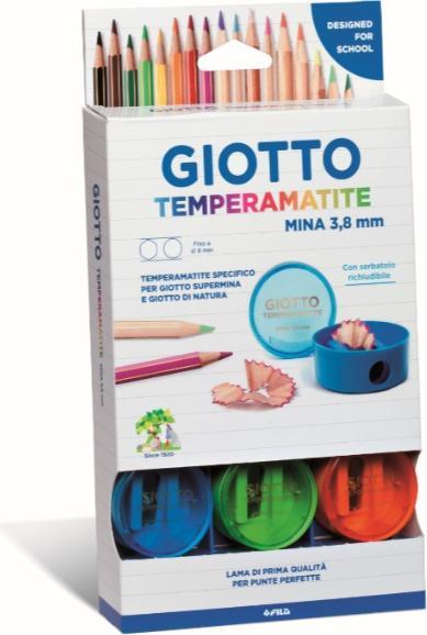 Image du produit Giotto Taille-crayon Diamètre 3,8 mm 12