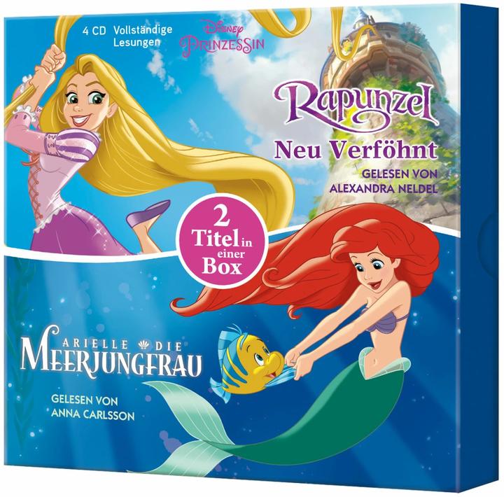 Actual product image Disney Princess: Ariel the Mermaid and Rapunzel - Newly Spoiled (Claudia Amor, Anke Albrecht, Alexandra Neldel, Anna Carlsson, German)