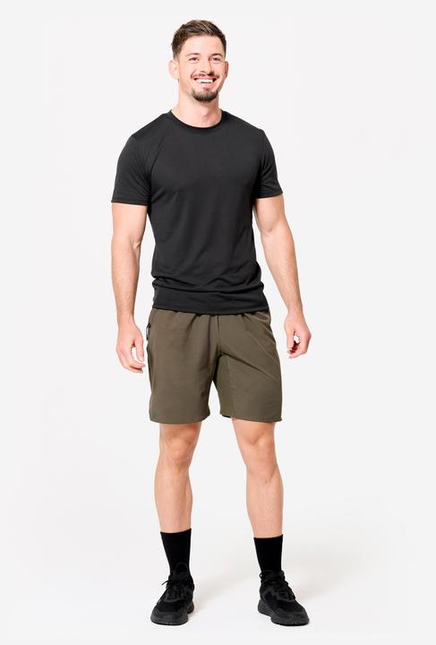 Produktbild Domyos Men's Slim-Fit Breathable Cross Training T-Shirt - Black (L)