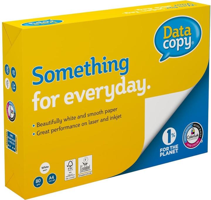 Data Copy Kopierpapier Hochweiss (80 g/m², 2500 x, A4)