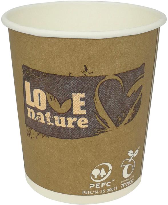 Produktbild Neutral LOVE NATURE - Kaffeebecher (80 x)