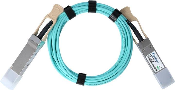 Actual product image BlueOptics Active Optical Cable QSFP56 200GBASE-SR4 3 Meter