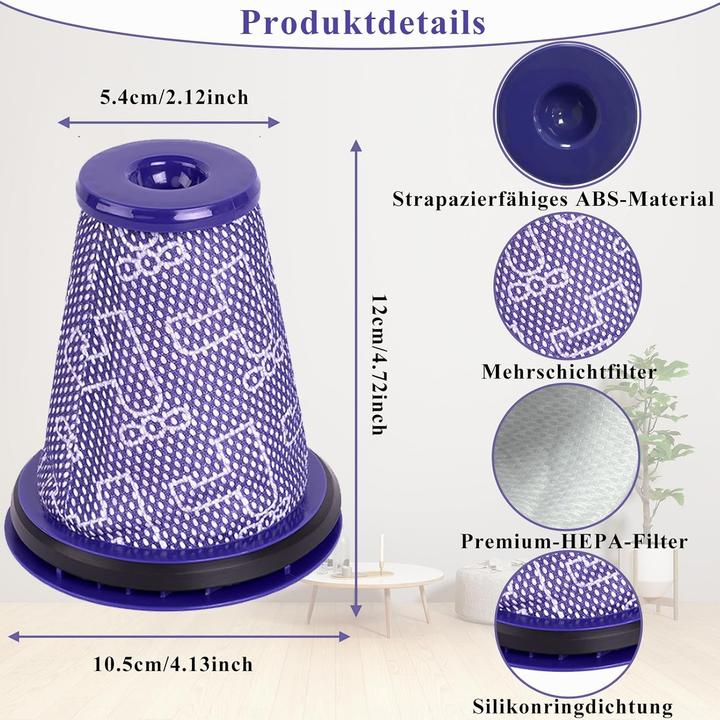 Actual product image Plutoos Filter for Dyson Big Ball CY18 CY22 CY23 CY24 CY25 CY26 CY27 CY28 DY75 DY77 DY78 DC77 DC78