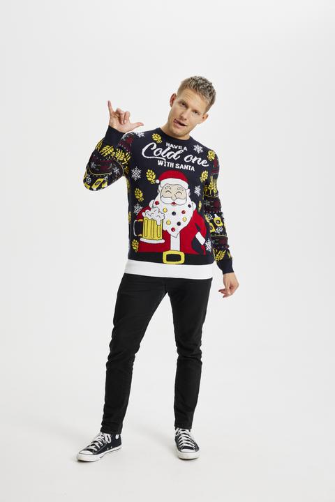 Image du produit Christmas Sweats Have a Cold One With Santa LED (M)