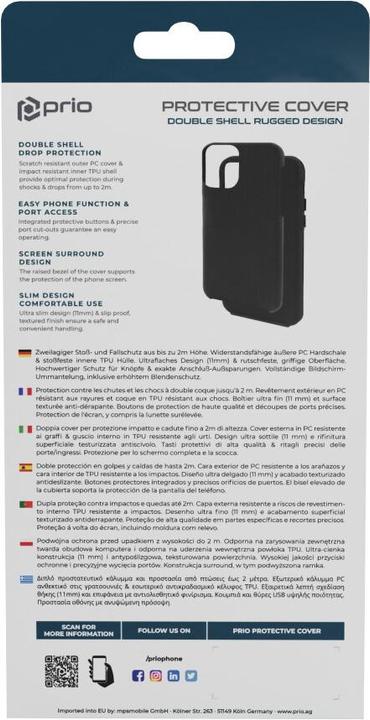 Image du produit prio Couverture de protection pour Samsung S9 noir (Samsung Galaxy S9)
