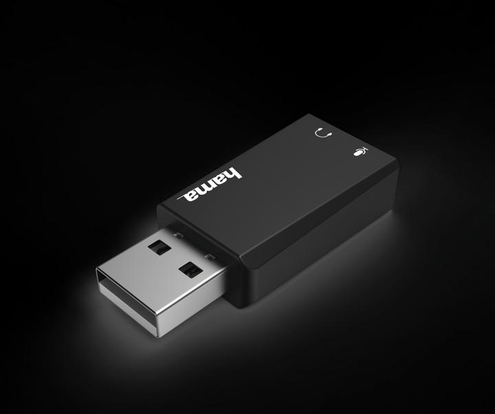 Image du produit Hama USB-Soundkarte 2.0 Stereo (USB 2.0)