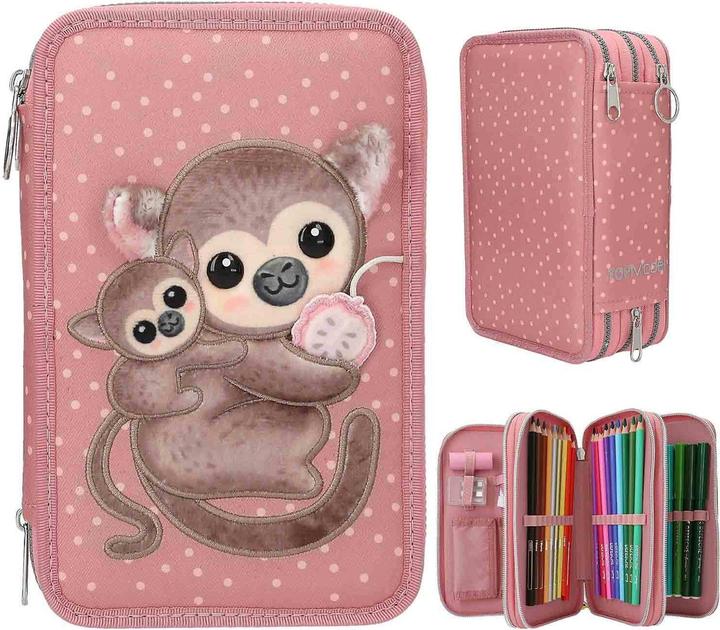 Produktbild Top Model Topmodel - TOPModel Triple Pencil Case JUICY - Dusky Pink with Orange Dots (413323)