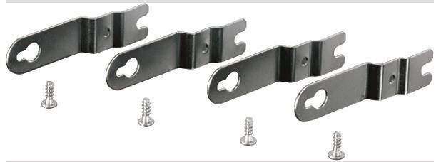 Actual product image Hensel ENYSTAR external lugs 4 pieces FP AL 40 VE4