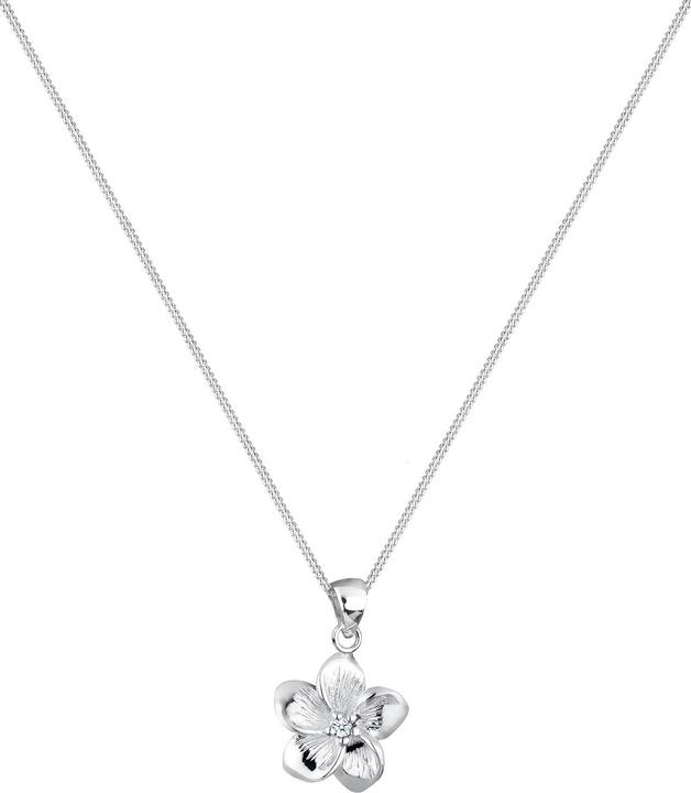 Immagine prodotto Elli DIAMANTI Collana Frangipani Flower Diamond (0,03 ct) Argento 925 (Argento 925, 45 cm)