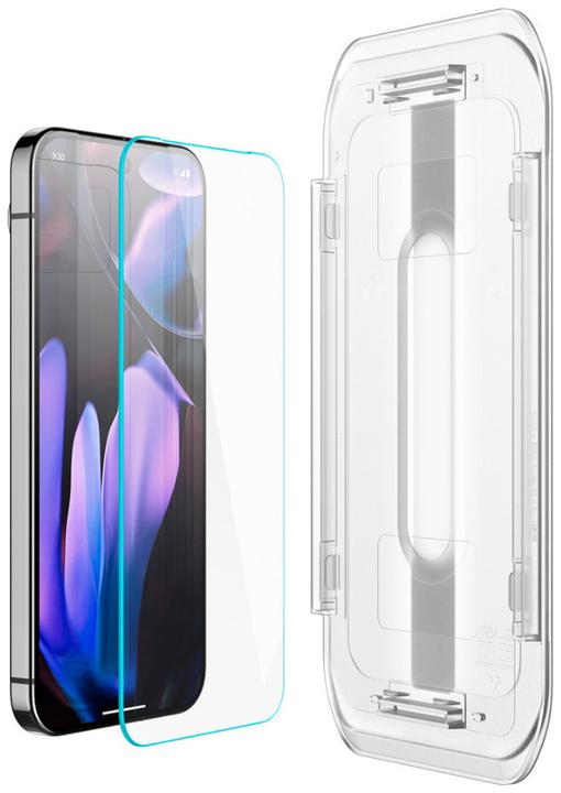 Immagine prodotto Spigen Proteggi schermo in vetro temperato EZ Fit Clear Google Pixel 9/9 Pro 2-Pack (2 Pezzo/i, Google Pixel 9 Pro, Google Pixel 9)