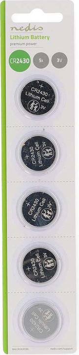 Produktbild Nedis Lithium-Knopfzelle CR2 430 3 V 5 Stück (5 Stk., CR2430)