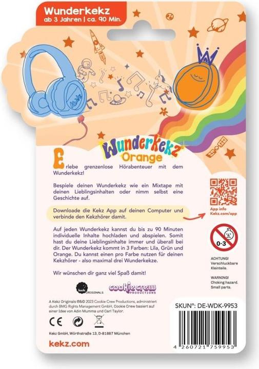 Produktbild Kekz WunderKekz Orange (Deutsch)