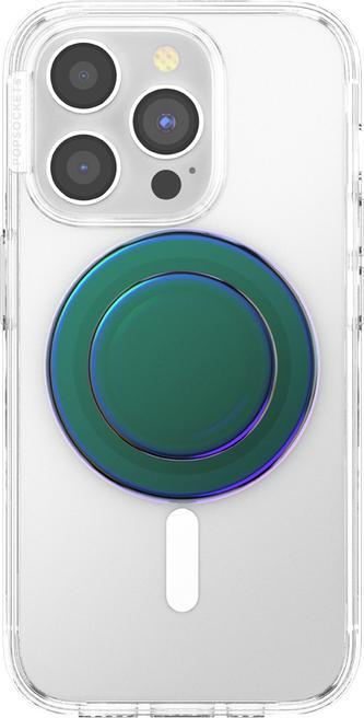 Image du produit PopSockets PopGrip Round pour MagSafe - Bague d'adaptation pour MagSafe incluse - Socle extensible et