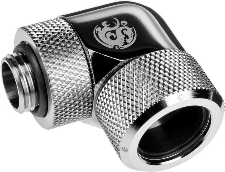Produktbild Bitspower Advanced Adapter 90 Grad G1/4 Zoll AG auf 16mm AD Hardtube - drehbar