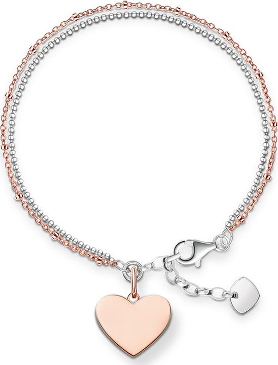Immagine prodotto Thomas Sabo Bracciale Cuore (19.50 cm, Argento 925)