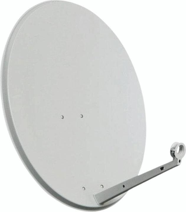 Opticum Antenna SAT offset X80 in acciaio, grigio chiaro, Ý 80cm (Antenna, DVB-S / -S2)