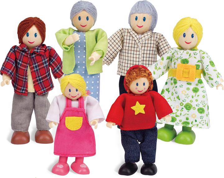 Image du produit Hape Famille de poupées couleur peau claire
