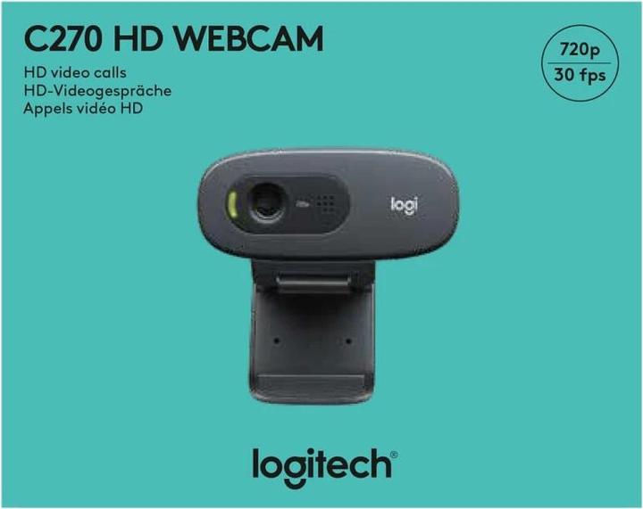 Actual product image Logitech C270 (0.90 Mpx)