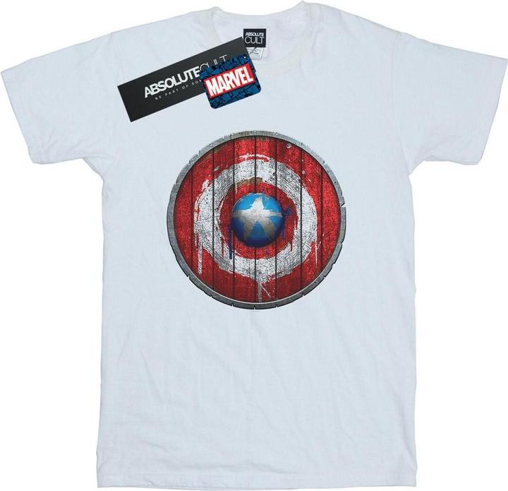 Captain America Wooden Shield TShirt Jungen