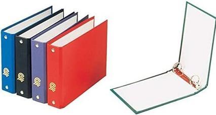 Actual product image Elba Ring binder landscape format DIN A6, dimensions: (W)105 x (H)148 mm 2-ring tear mechanism, ring (A6, 25 mm, 10 Piece)