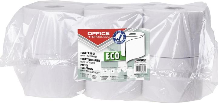 Produktbild Office Products Recycling-toilettenpapier, 2-lagig, 63m, 12stk, weiss (12 x)