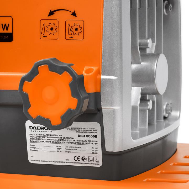Actual product image Daewoo Power Products DSR 3000E