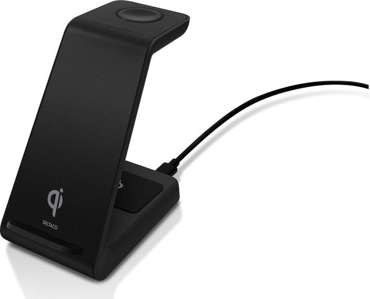 Actual product image Deltaco Wireless 3-in-1 charger (23 W)