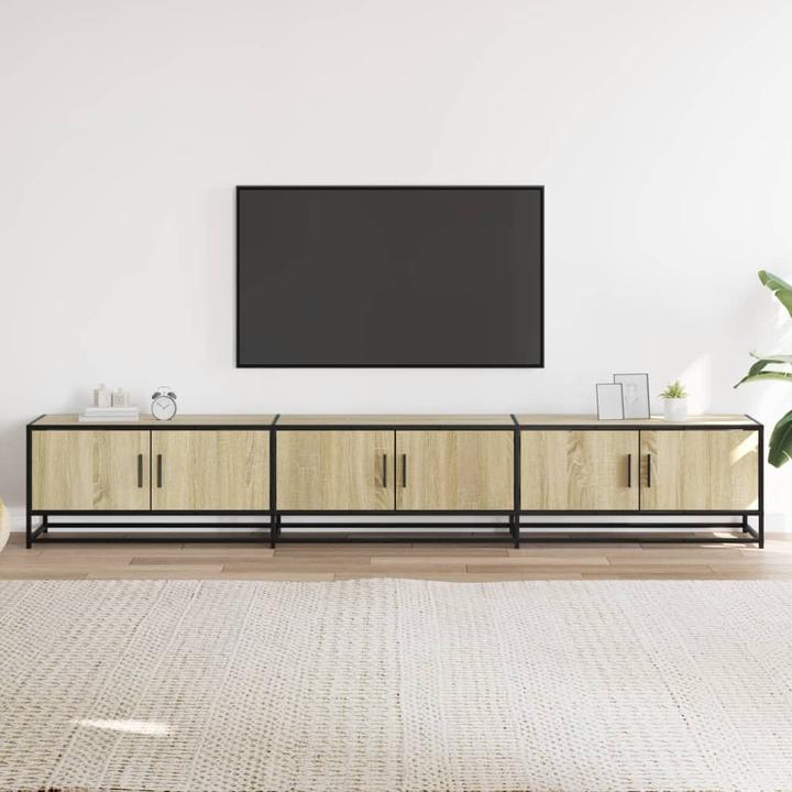 Immagine prodotto VidaXL Mobile TV Mobile TV basso Tavolo TV Mobili TV Rovere Sonoma (240 x 35 x 41 cm)