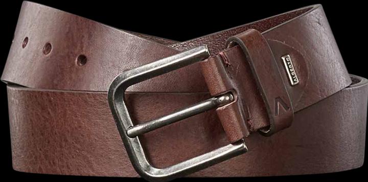 Actual product image Alberto Bull Leather Belt Brown (80)
