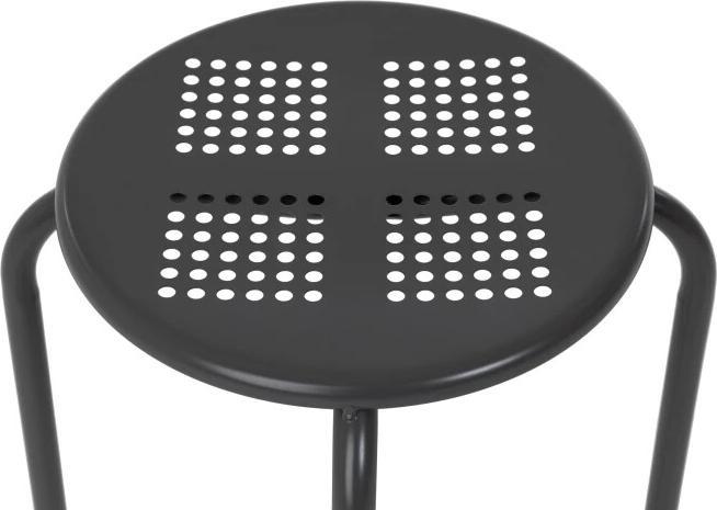 Actual product image Cocon Stool Metal, Grey