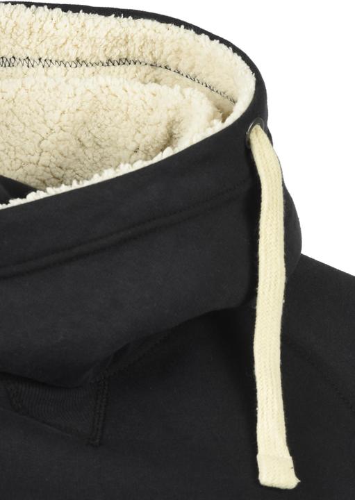 Actual product image Blend Sales Teddy Men's Hoodie Hooded Sweatshirt Jumper With Teddy Fleece With Cross-Over Collar Wit (M)